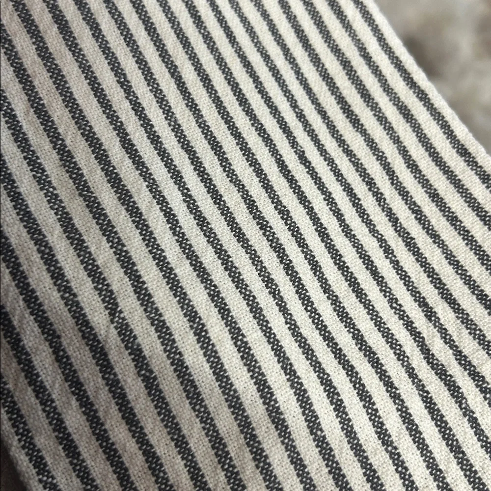 NWT Hearth &‎ Hand Black and White Striped Ticking Kitchen Towels Set